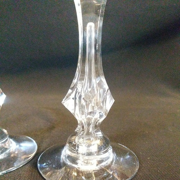 2 Tiffin Franciscan Air Bubble Stem Glasses. - Picture 2 of 12